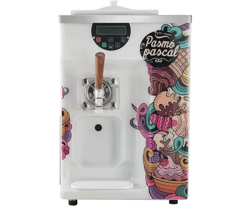 Maquina de Helado Suave & Frozen Yogurt de 1 Boquilla con Bomba de Aire de mostrador - S111