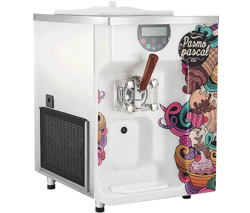 Maquina de Helado Suave & Frozen Yogurt de 1 Boquilla con Bomba de Aire de mostrador - S111