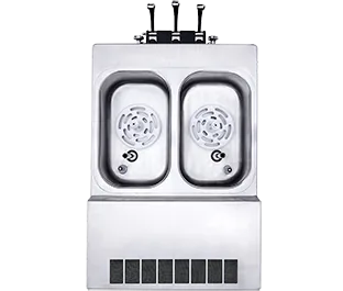 Maquina de Helado Suave & Frozen Yogurt de 3 Boquillas de mostrador - S121F