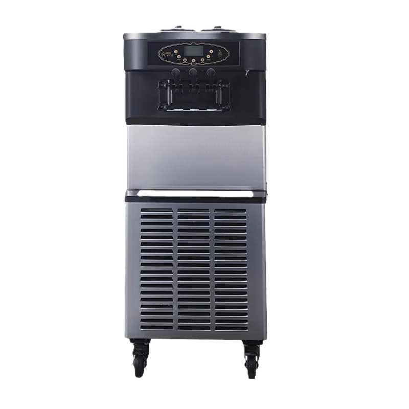 Maquina de Helado Suave & Frozen Yogurt de 3 Boquillas de Piso - S640C
